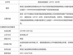 黑龙江核准3个热电联产项目