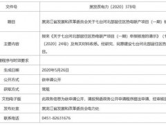 黑龙江省发改委核准4个热电联产项目