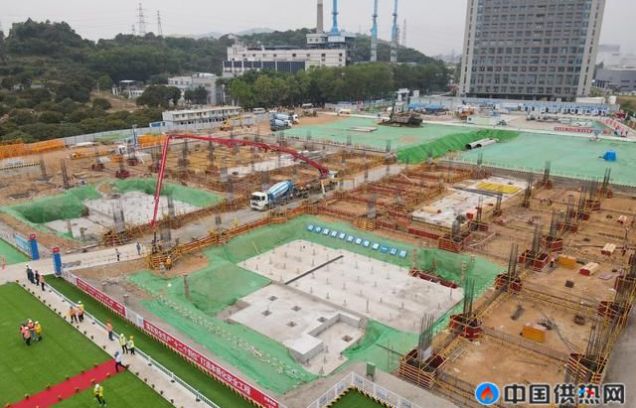 中国能建广东院总承包建设广州开发区东区热电冷联产项目开工