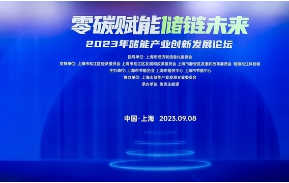 2023储能产业创新发展论坛在沪举办